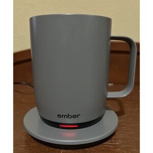 Ember Gray 10 oz Temperature Control Smart Mug Excellent Condition